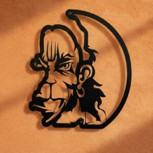 Hanumanji Warrior Face Metal Wall Art_Shop.Prime 2