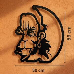 Hanumanji Warrior Face Metal Wall Art_Shop.Prime 3