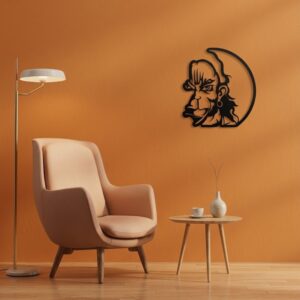 Hanumanji Warrior Face Metal Wall Art_Shop.Prime 8