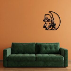 Hanumanji Warrior Face Metal Wall Art_Shop.Prime 9