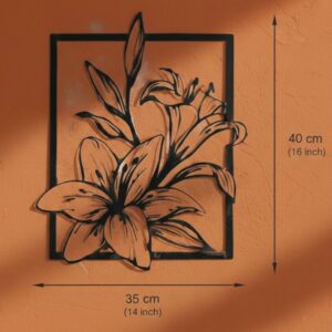 Lily Floral Metal Wall Art_Shop.Prime 4