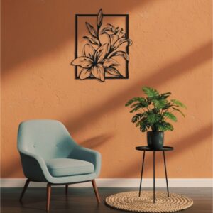Lily Floral Metal Wall Art_Shop.Prime 5