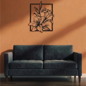 Lily Floral Metal Wall Art_Shop.Prime 6