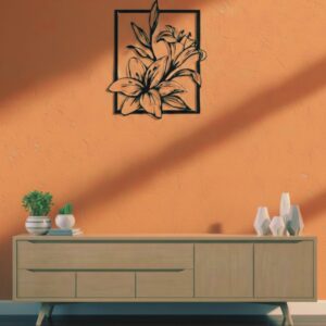 Lily Floral Metal Wall Art_Shop.Prime 7