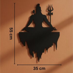 Mahadev Meditation Metal Wall Art_Shop.Prime 4