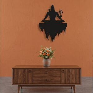 Mahadev Meditation Metal Wall Art_Shop.Prime 5