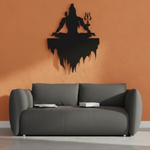Mahadev Meditation Metal Wall Art_Shop.Prime 6
