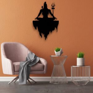Mahadev Meditation Metal Wall Art_Shop.Prime 7
