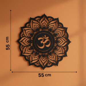 Om Mandala Metal Wall Art_Shop.Prime 3