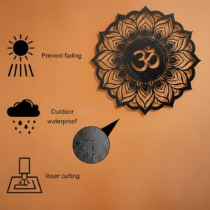 Om Mandala Metal Wall Art_Shop.Prime 5