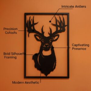 Buck Face Metal Wall Frame_Shop.Prime 5