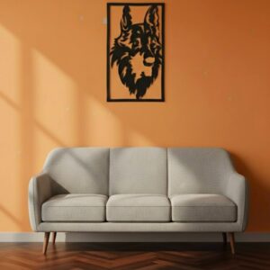 German Shepherd Dog Face Metal Wall Art_Shop.Prime 7