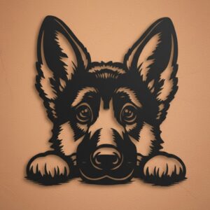 German Shepherd Metal Wall Art_Shop.Prime 3