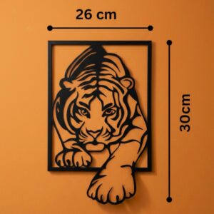 Majestic Wild Tiger Metal Wall Frame_Shop.Prime 4