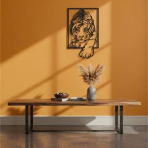 Majestic Wild Tiger Metal Wall Frame_Shop.Prime 6