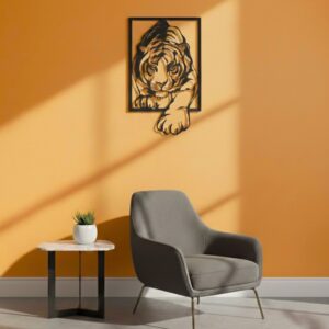 Majestic Wild Tiger Metal Wall Frame_Shop.Prime 7