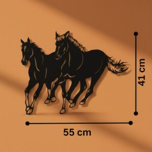 Running Horses Metal Wall Art_Shop.Prime 4