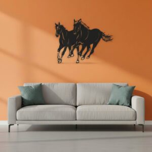 Running Horses Metal Wall Art_Shop.Prime 8