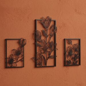 Bellflower 3-Panel Metal Wall Art_Shop.Prime 3