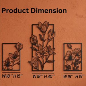Bellflower 3-Panel Metal Wall Art_Shop.Prime 4