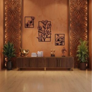 Bellflower 3-Panel Metal Wall Art_Shop.Prime 7