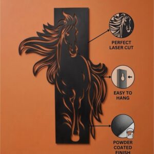 Free Spirit Horse Metal Wall Art_Shop.Prime 4
