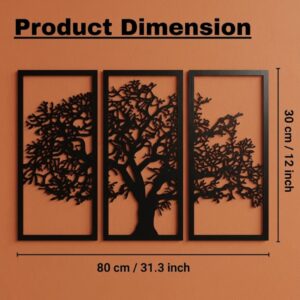 Tree of Life 3-Panel Metal Wall Art_Shop.Prime 4