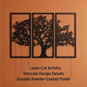 Tree of Life 3-Panel Metal Wall Art_Shop.Prime 5