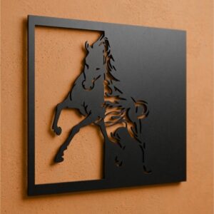 Wild Spirit Horse Metal Wall Frame_Shop.Prime 2