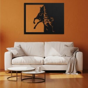 Wild Spirit Horse Metal Wall Frame_Shop.Prime 99