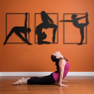 Yoga Pose 3-Panel Metal Wall Art_Shop.Prime 7