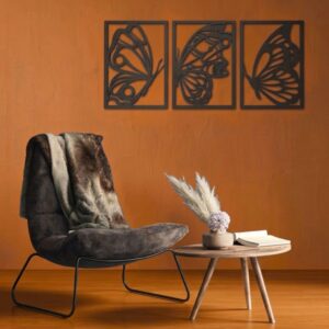 Butterfly Triptych Metal Wall Art_Shop.Prime 6