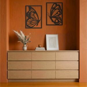 Butterfly Triptych Metal Wall Art_Shop.Prime 7
