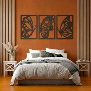Butterfly Triptych Metal Wall Art_Shop.Prime 9