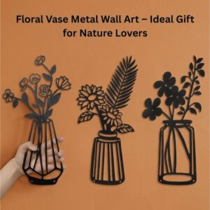 Flower Vase Triptych Metal Wall Art_shop.prime 5