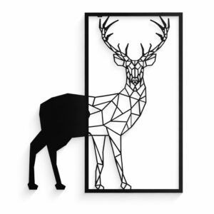 Geometric Deer Metal Wall Frame_Shop.Prime 1