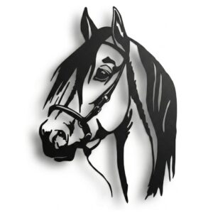 Majestic Horse Head Metal Wall Art_Shop.Prime 1