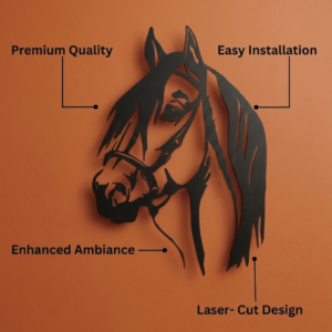 Majestic Horse Head Metal Wall Art_Shop.Prime 5