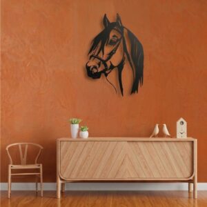 Majestic Horse Head Metal Wall Art_Shop.Prime 8